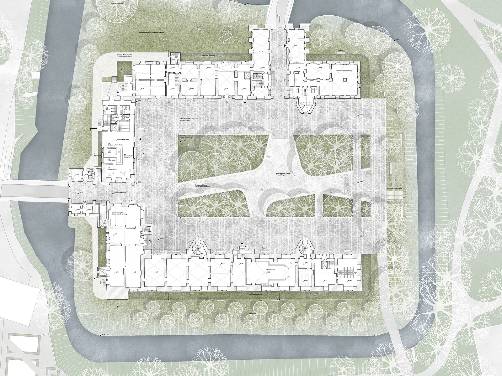 Grundriss ©chestnutt_niess Architekten und KUULA Landschaftsarchitekten