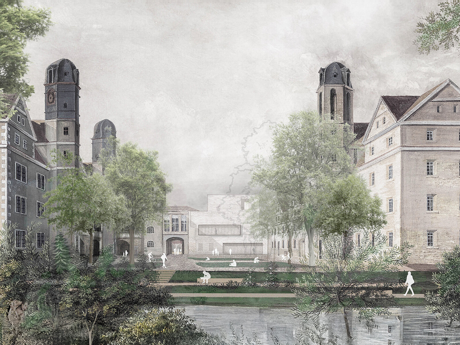 Visualisierung ©chestnutt_niess Architekten und KUULA Landschaftsarchitekten