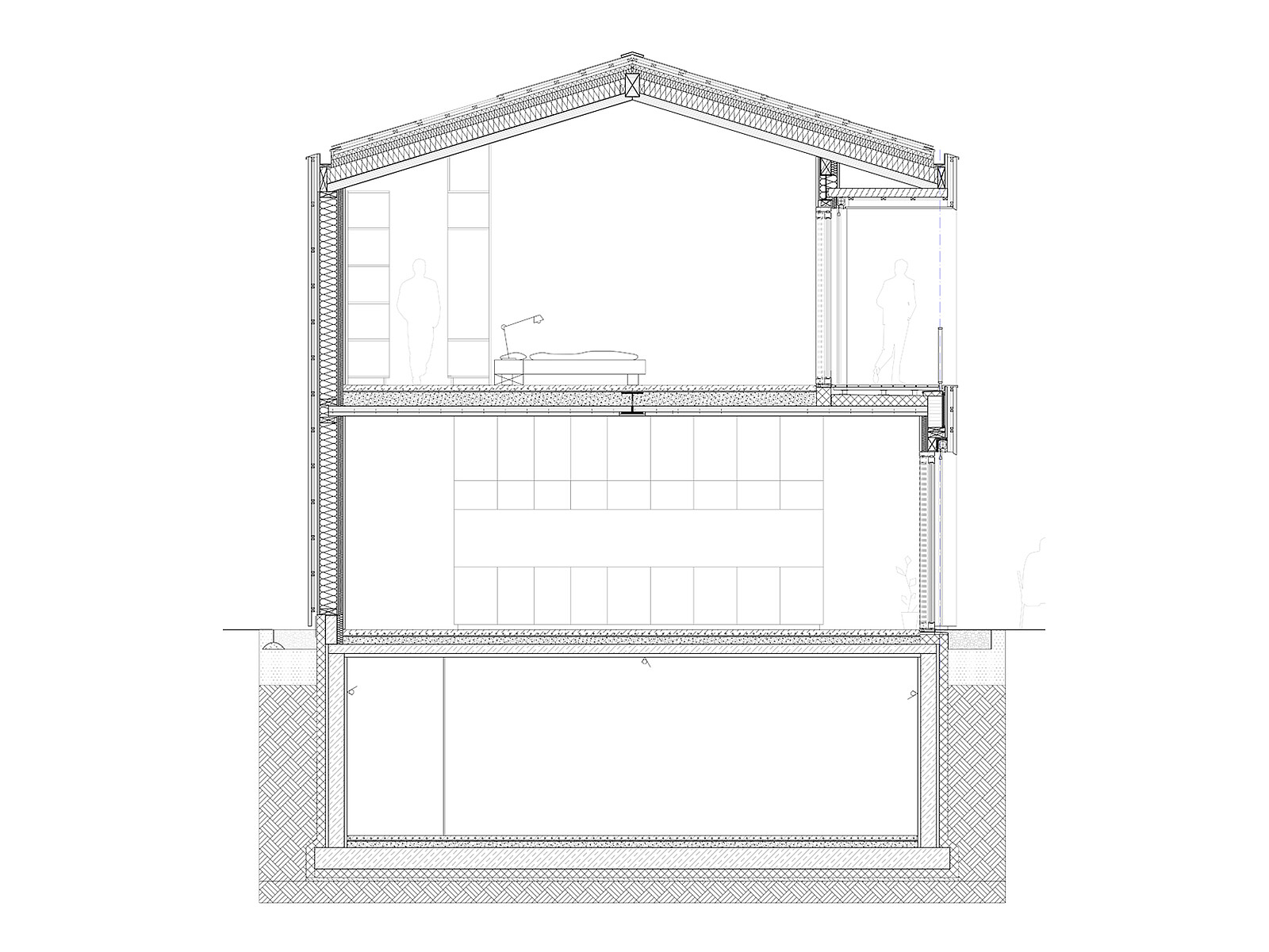 Schnitt, Zeichnung: CKRS Architektengesellschaft mbH