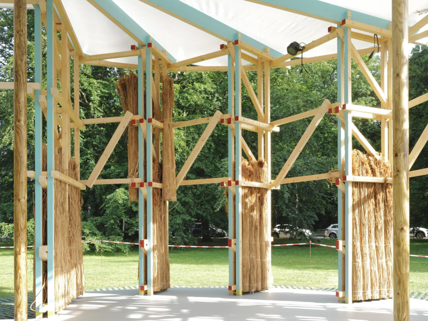 Der Pavillon im Bau, Fotografie: studio in:so