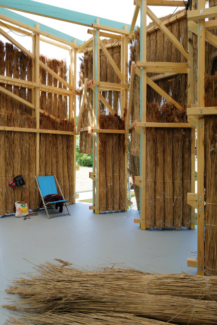 Der Pavillon im Bau, Fotografie: studio in:so