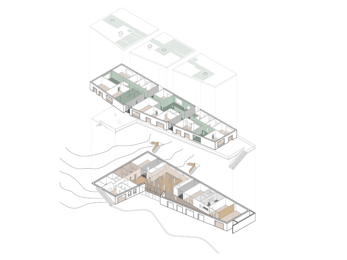 Axonometrie: KRP Architektur GmbH
