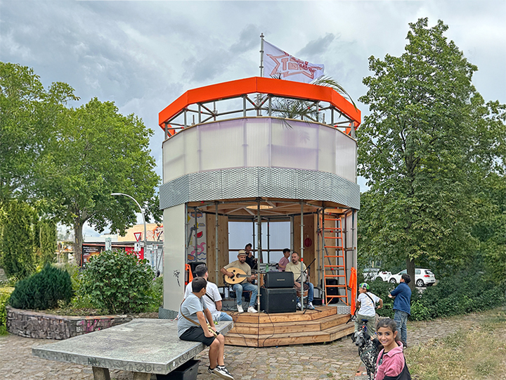 Pavillon "Tower 21", Fotografie: EiSat GmbH